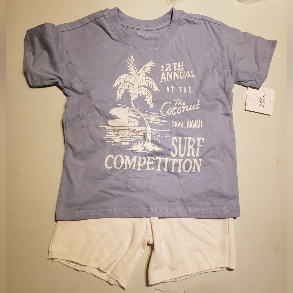 Kids Surf Competition Set - Blue and White